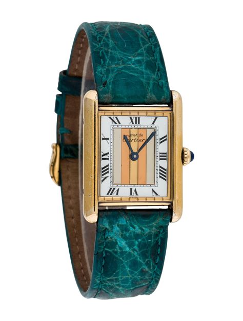 must de cartier tank vermeil argent 925|cartier vermeil must.